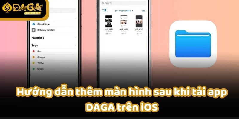 Hướng dẫn cài đặt thêm màn hình tại DAGA IOS